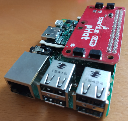 Raspberry Pi 3 mit pHAT Board